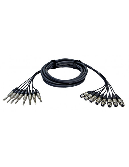 8 TRS - 8 XLR F, 2 m