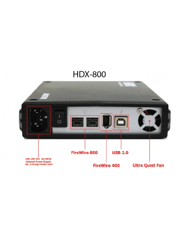 HDX 800 triple puerto 3.5" 1 Tb